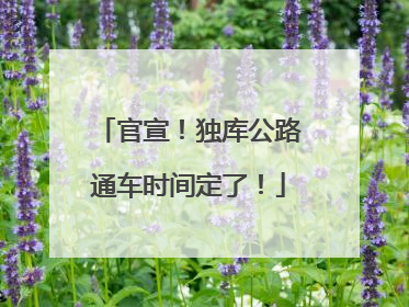 官宣！独库公路通车时间定了！